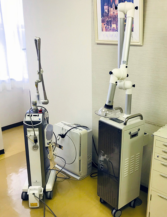 炭酸ガスレーザー・口腔外バキューム